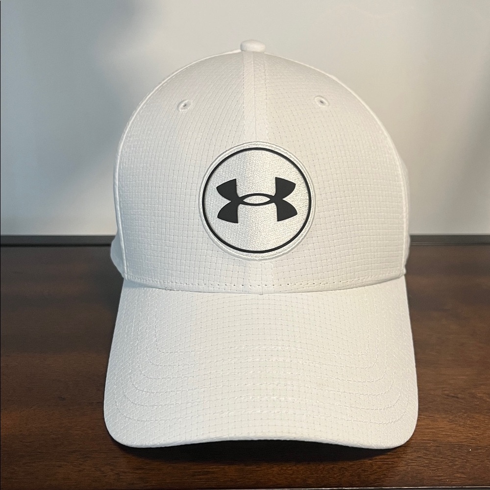 Under Armour Men’s UA Golf Hat Vented Cap (White) Size Large/Extra Large L/XL - Picture 5 of 8